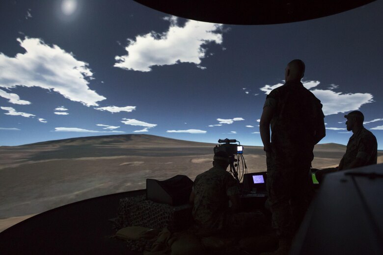 U.S. Marines with 1st Battalion, 3rd Marine Regiment, participated in a Joint Fires Observers Course aboard Marine Corps Base Hawaii on March 29, 2017. The JFO course prepares Marines for deployments by teaching them to coordinate, observe and utilize close air support. (U.S. Marine Corps photo by Lance Cpl. Matthew Kirk)