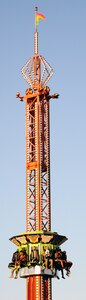 Visitors to the Fiesta and Fireworks event at Joint Base San Antonio-Fort Sam Houston April 23 get vertical on one of the many rides that were available throughout the day.
