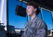 Airman 1st Class Deanna Wagner, 92nd Operations Support Squadron Air Traffic Control journeyman, talks about working in the control tower Feb. 3, 2017, at Fairchild Air Force Base, Wash. ATC airmen undergo extensive on the job training before they are able to be certified by the Federal Avation Administration.