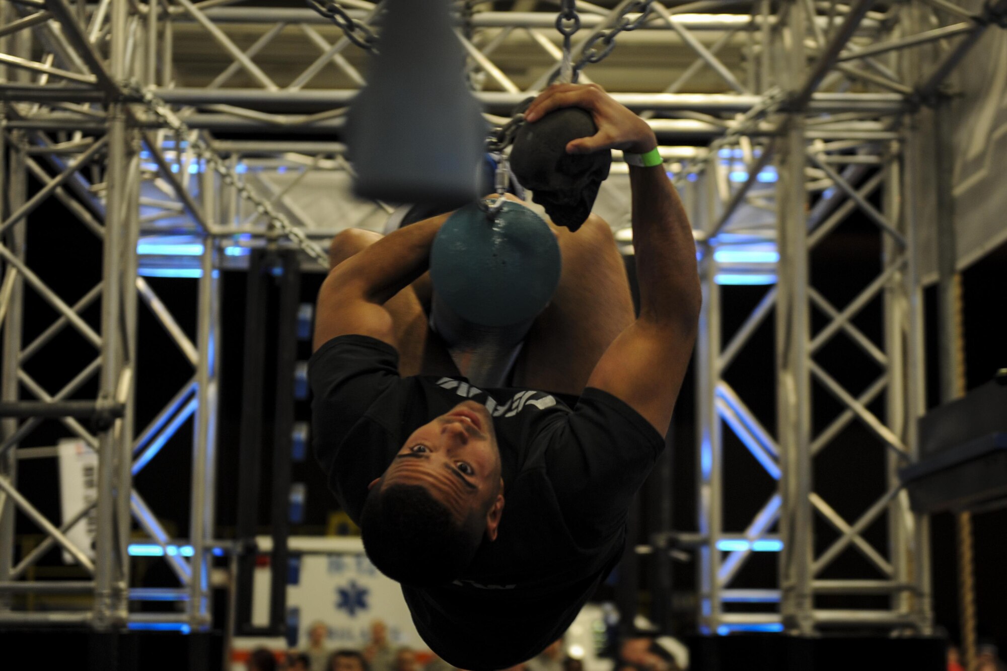 Hurlburt Field hosts the Alpha Warrior Competition at Hurlburt Field, Fla., Dec. 3, 2016. This was the first Alpha Warrior Competition held on Hurlburt. This competition is a timed obstacle course designed to push participants to their mental and physical limits. (U.S. Air Force photo by Airman Dennis Spain)