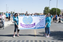 The Youth and Teen Center hosted Run for the Pieces, a fun run and walk that aimed to raise awareness for children that are on the autism spectrum on April 22, 2017 at Holloman Air Force Base, N.M. Hundreds of adults and children participated in the run to support Autism Awareness. (U.S. Air Force by Airman 1st Class Ilyana A. Escalona)