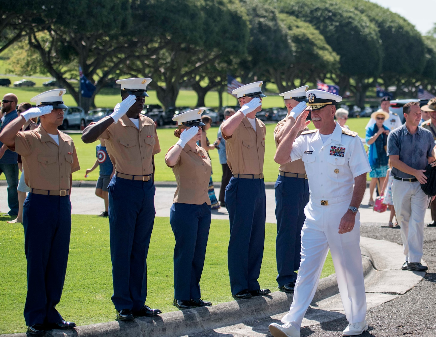 Pacific Leadership Commemorate ANZAC Day > United States Navy > display ...