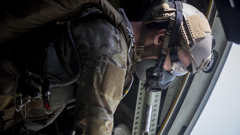 U.S. Special Operations Forces personnel take part in a military freefall jumpmaster course on Kadena Air Base, Okinawa, Japan, April 19, 2017. This marked the first time in history that the course was delivered outside of the continental United States. Hosted by the U.S. Marines Corps 3rd Reconnaissance Battalion and administered by a Mobile Training Team, the course qualified 27 Marines, Soldiers and Airmen as military freefall jumpmasters in Okinawa.