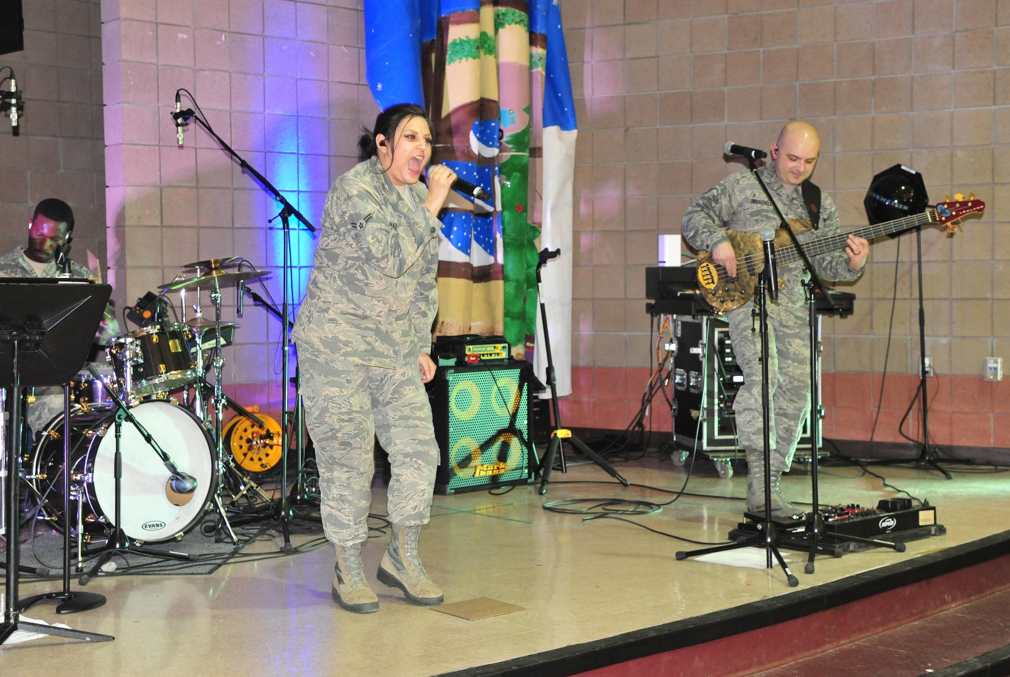 The USAFA band Blue Steel performs a concert April 24 in Magdalena. Blue Steel is committed to enhancing community relations, supporting the recruiting mission of the United States Air Force Academy and instilling the Air Force core values of “Integrity, Service and Excellence” in our nation’s youth. 