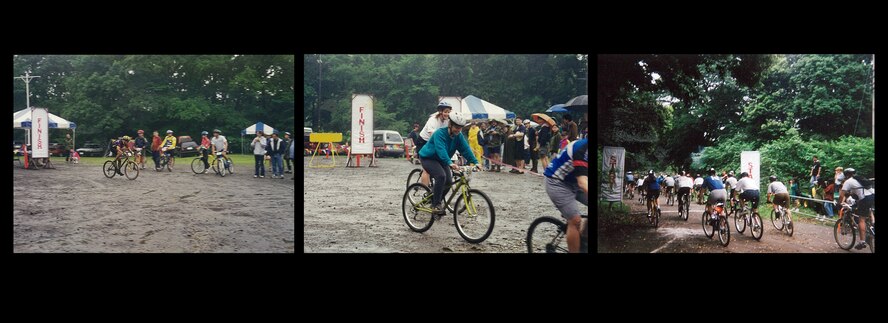 A series of photographs from the 1996 Tour de Tama mountain bike race in the spring of 1996, at Tama Hills Recreation Area, Japan. The first Tour de Tama mountain bike race was held in 1996, and has been held every year since. (Photos courtesy of Yokota’s Outdoor Recreation Center) 