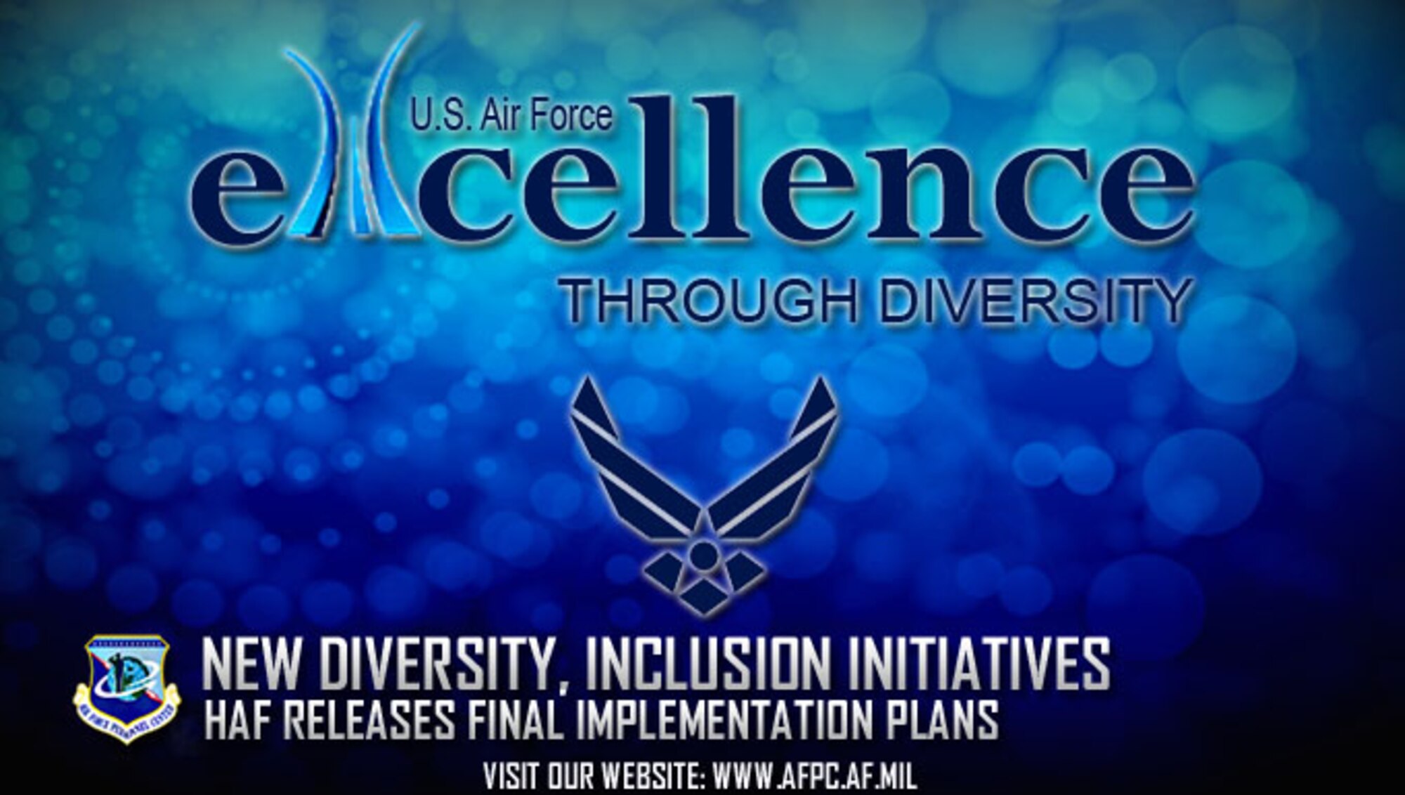 Air Force releases finalized Diversity & Inclusion implementation plans. (U.S. Air Force graphic by Staff Sgt. Alexx Pons)