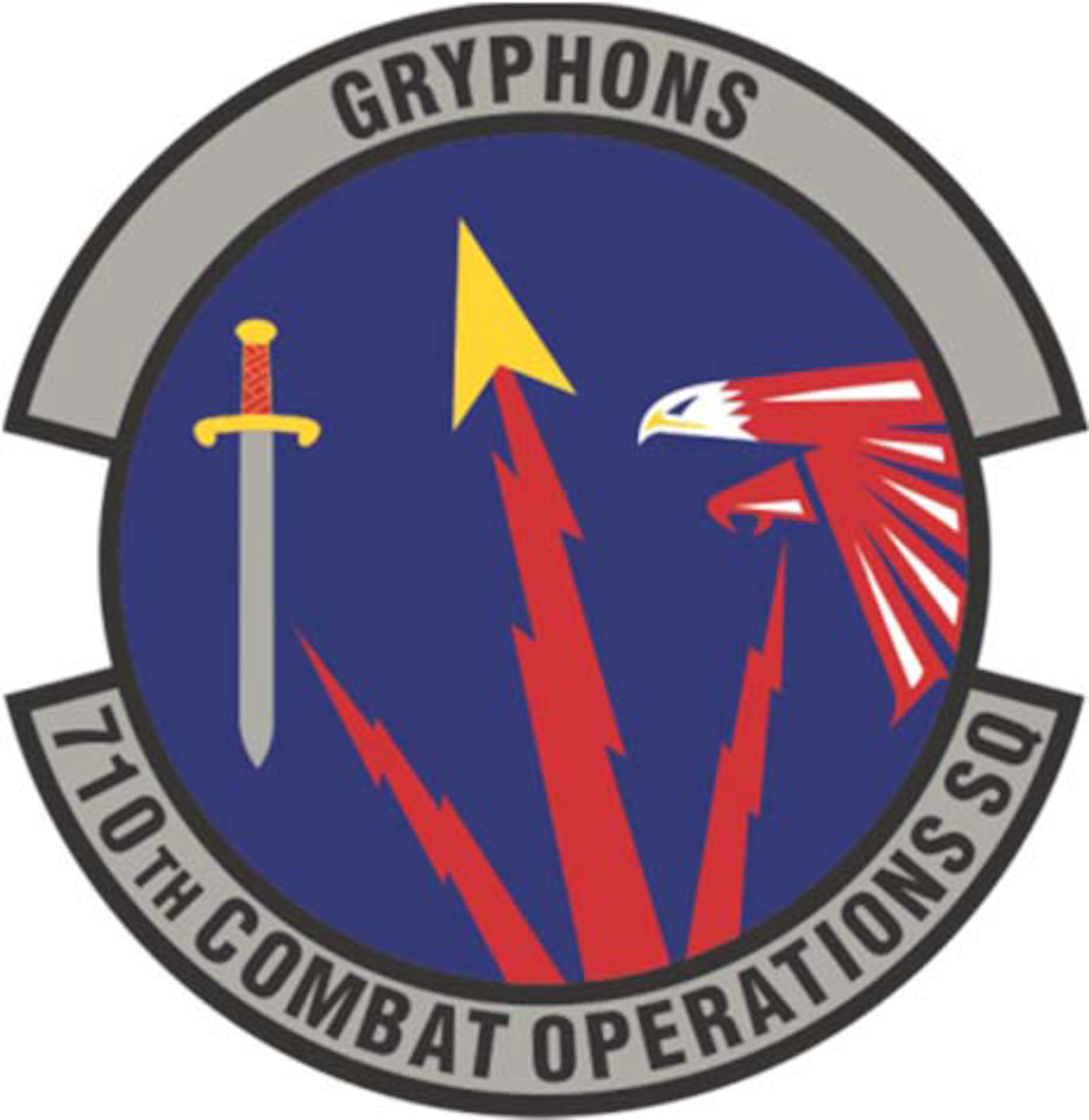 The 710th Combat Operations Squadron's official patch