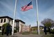 Airmen perform a flag folding ceremony during the 86th Airlift Wing’s Holocaust Remembrance at Ramstein Air Base, Germany, April 25, 2017. The 86th AW hosted the remembrance to honor the memory, culture and history of the estimated 11 million who were killed during the Holocaust. (U.S. Air Force photo by Senior Airman Elizabeth Baker)