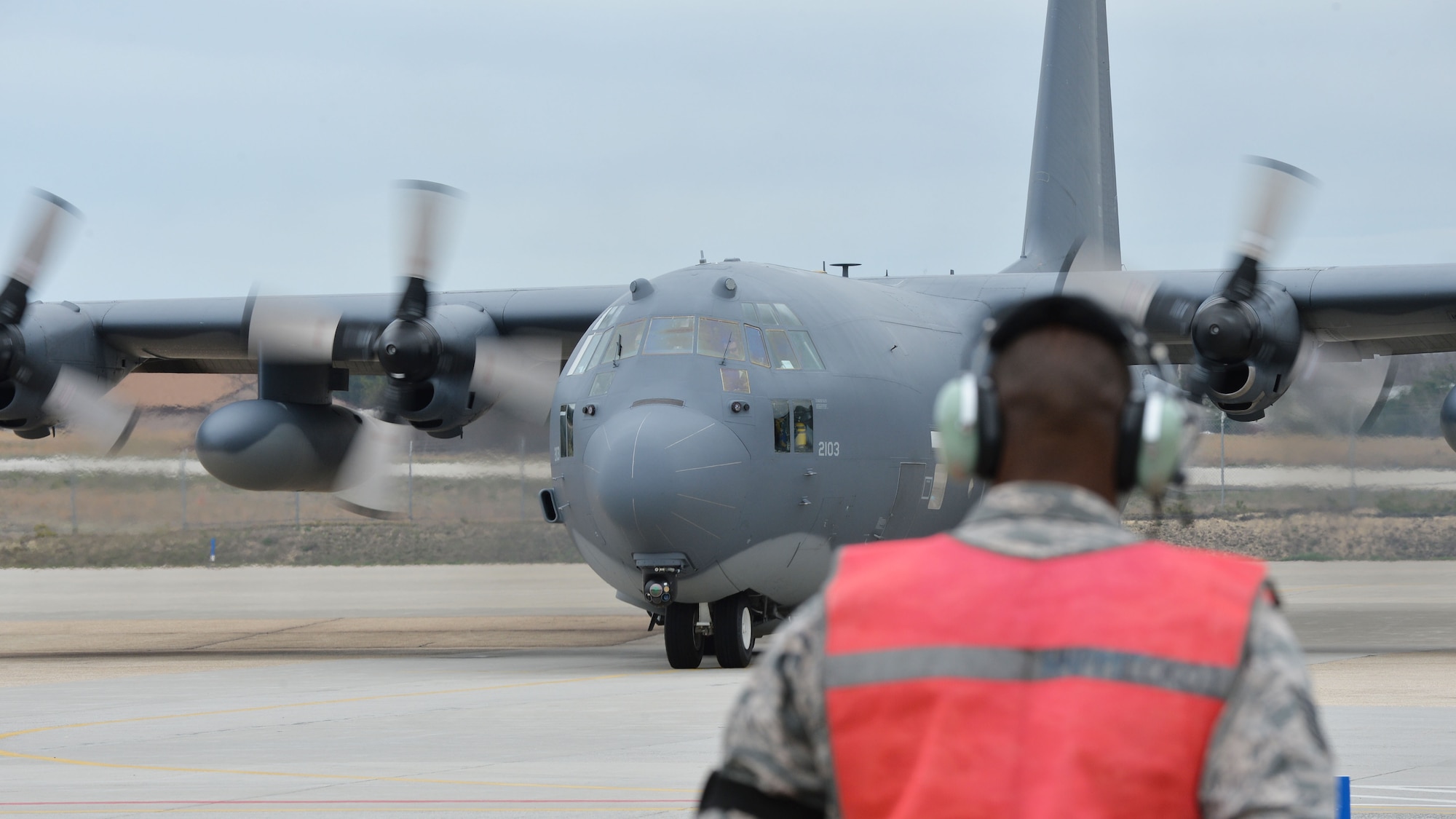 Members of the 106th Rescue Wing assigned to New York Air National Guard, prepare to take off for a rescue mission at Lajes, Azores, April 24, 2017, Westhampton Beach, N.Y. The mission is to locate the aircraft and drop para-rescuemen who will board the ship and provide emergency medical care to the crew. (U.S. Air Force photo by Master Sgt. Cheran A. Cambridge)