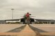 Airman 1st Class Chance Barfield, a 7th Aircraft Maintenance Squadron crew chief, marshals Maj. Gen. Thomas Bussiere, the 8th Air Force commander, toward the runway for his B-1B Lancer familiarization flight at Dyess Air Force Base, Texas, April 19, 2017. During his visit, Bussiere was given the opportunity to fly in the B-1 to understand the bomber’s critical role in security and deterrence while at home and abroad. (U.S. Air Force photo/Airman 1st Class Emily Copeland)