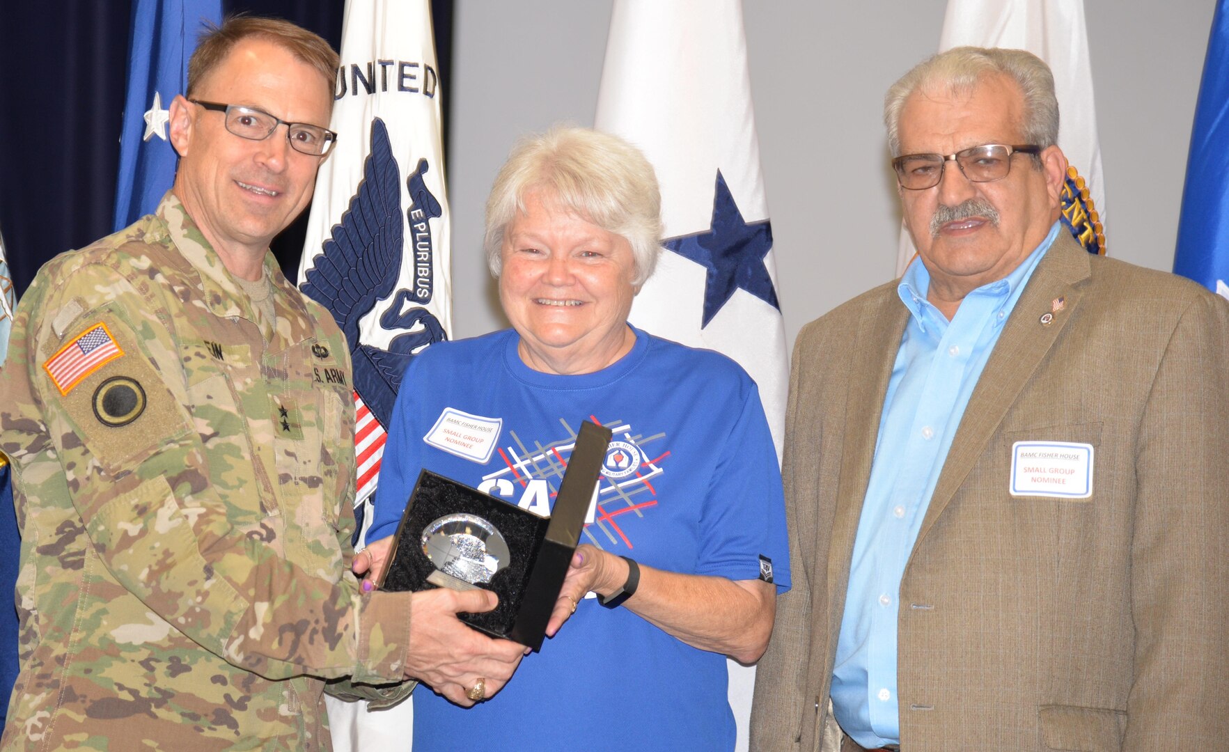 Small Group Volunteer of the Year: Brooke Army Medical Center Fisher House volunteers