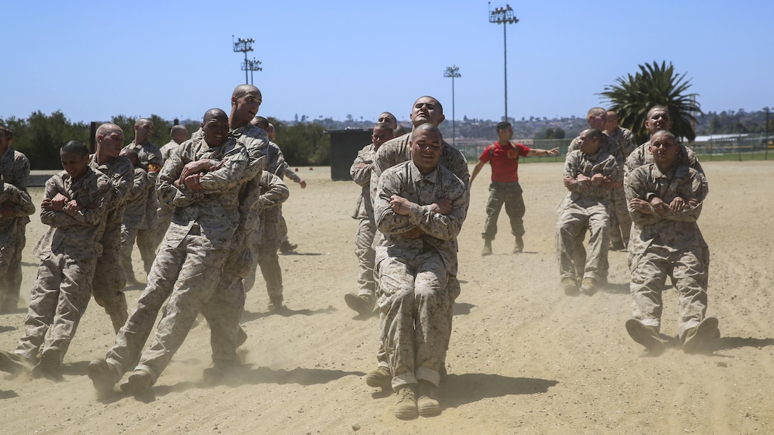 Marine Corps recruits conduct buddy drags as part of Obstacle Course II at Marine Corps Recruit Depot San Diego, April 20, 2017. The recruits are assigned to Delta Company, 1st Recruit Training Battalion. Marine Corps photo by Cpl. Angelica Annastas