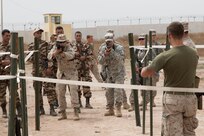 U.S. Army, Marine, and Royal Morocco Armed Forces conduct close quarters battle training in Tifnit, Morocco, on April 23, 2017, during Exercise African Lion. Exercise African Lion is an annually scheduled, combined multilateral exercise designed to improve interoperability and mutual understanding of each nation’s tactics, techniques and procedures.