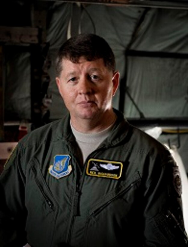 Col. Neil R. Richardson, 374th Airlift Wing vice commander, poses for a picture before his “fini” flight April 12, 2017, at Yokota Air Base, Japan. Richardson has never experienced a “fini” flight in his 22 year Air Force career, normally Aircrew experience the tradition each time they leave a base or when one retires. (U.S. Air Force photo by Airman 1st Class Donald Hudson)