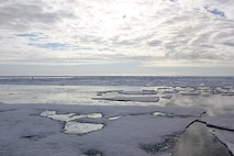 The first ice of our summer expedition! 