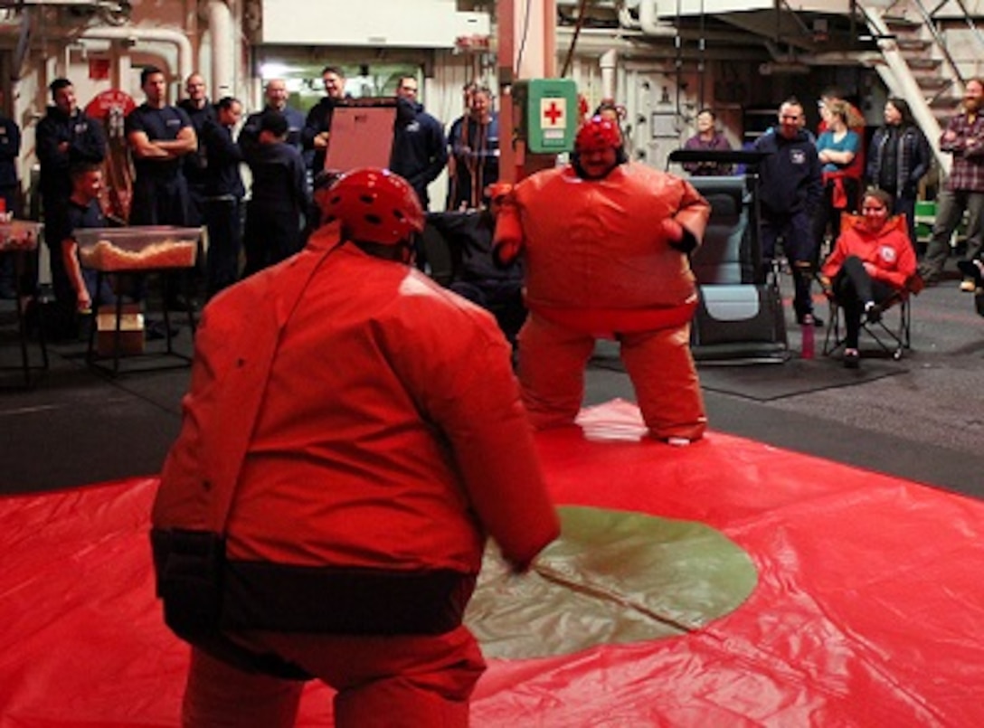 MKC Keith Hoefer faces MK2 Jeff Bernard on sumo night. 