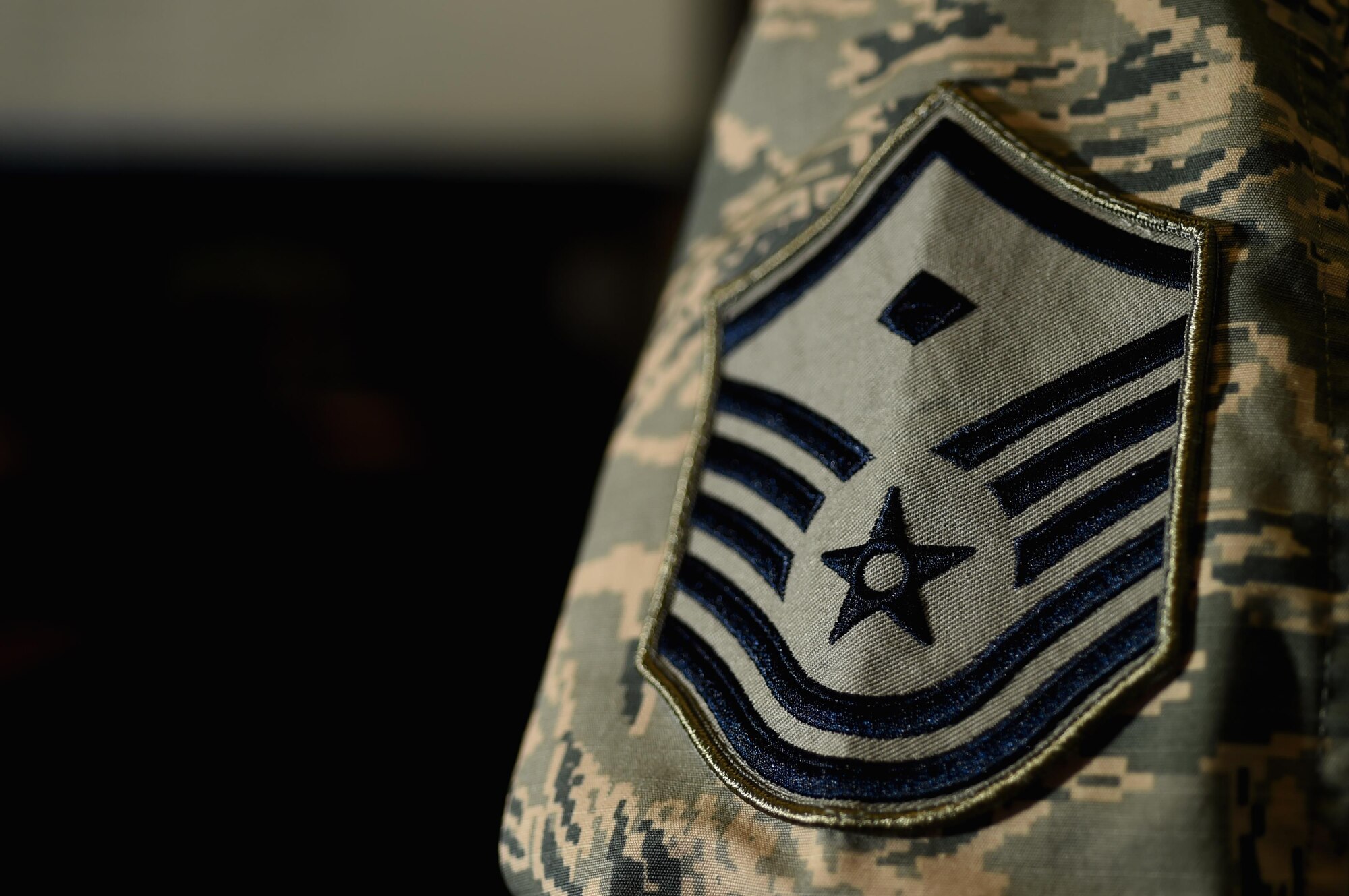 First sergeant is a duty assigned only to senior NCO’s and are distinguished by their diamond on their ensignia. First sergeants are the eyes and ears of the squadron for the commander to ensure Airmen are mission ready. (U.S. Air Force Photo by Airman 1st Class Cody Dowell/released)