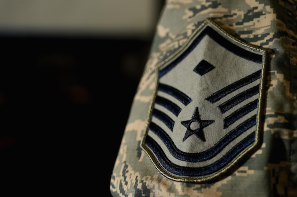 First sergeant is a duty assigned only to senior NCO’s and are distinguished by their diamond on their ensignia. First sergeants are the eyes and ears of the squadron for the commander to ensure Airmen are mission ready. (U.S. Air Force Photo by Airman 1st Class Cody Dowell/released)