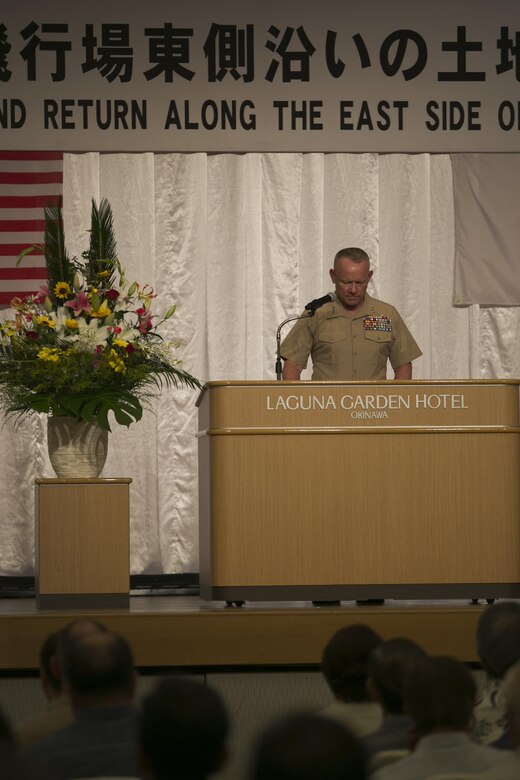 Lt. Gen. Lawrence D. Nicholson shares words of appreciation