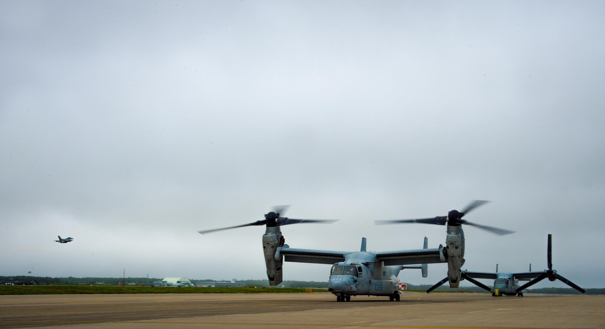 MV-22 Ospreys arrive at Misawa AB