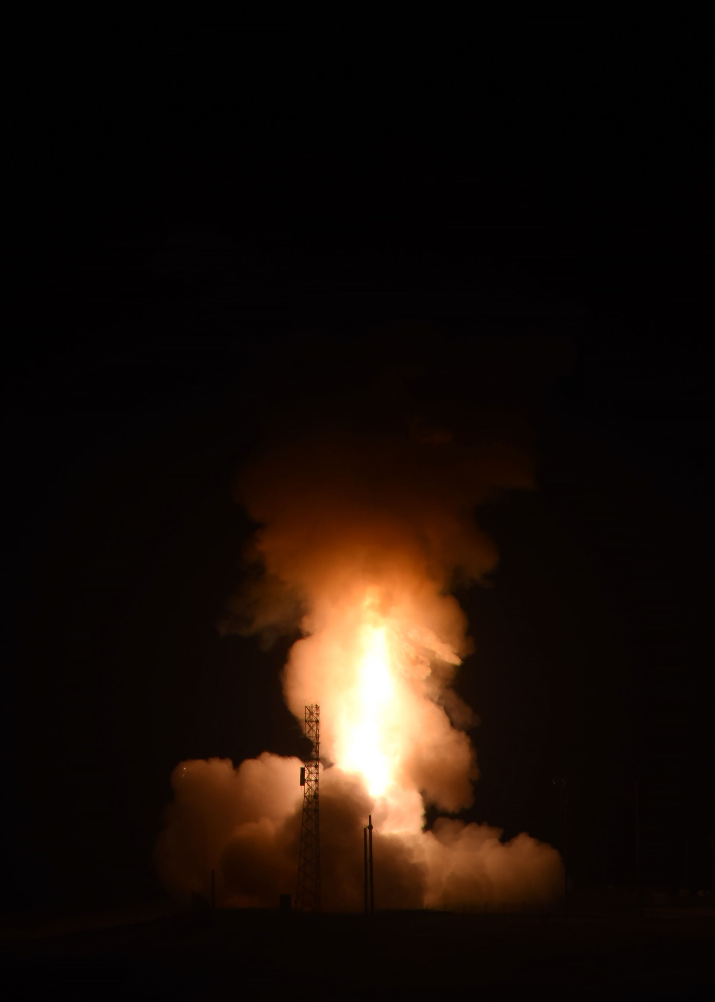 Minuteman III operational test launch from Vandenberg Air Force Base, Calif. on Aug 2, 2017.