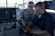 U.S. Air Force Tech. Sgt. Joshua Martin, 20th Maintenance Group maintenance quality assurance (QA) technician, reviews a technical order with Airman 1st Class Codey Lohbusch, 20th Aircraft Maintenance Squadron tactical aircraft maintainer, at Shaw Air Force Base, S.C., Aug. 1, 2017. Airmen assigned to QA determine the likely cause of identified negative trends and problem areas through inspections and evaluations. (U.S. Air Force photo by Senior Airman Christopher Maldonado)