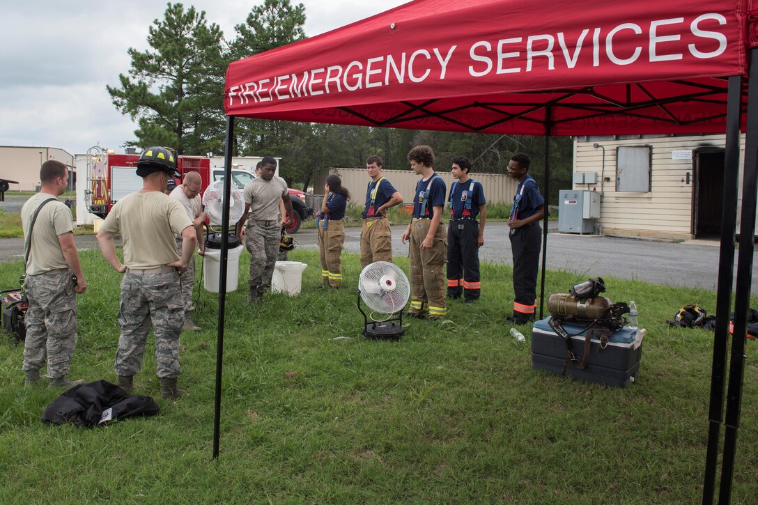 Joint Base Andrews Fire Explorer Academy allows cadets to experience what it is like to be a firefighter.