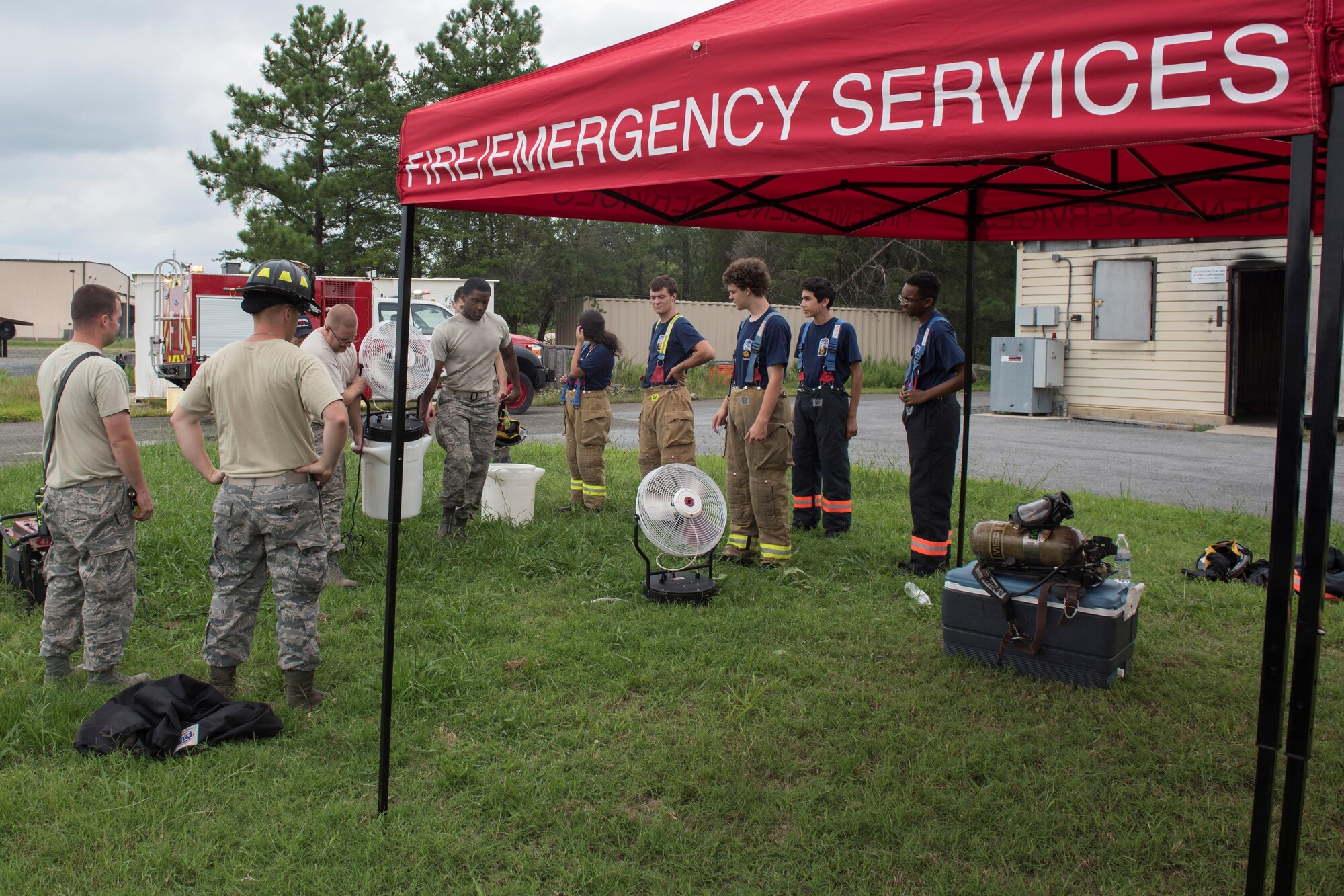 Joint Base Andrews Fire Explorer Academy allows cadets to experience what it is like to be a firefighter.