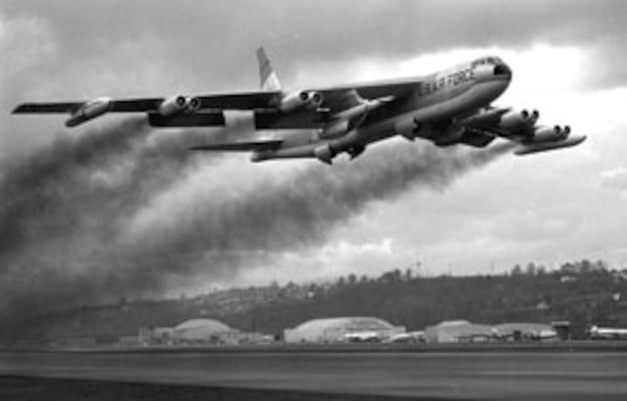 Operation CHROME DOME was a Cold War effort by the U.S. to keep B-52 Stratofortress strategic bomber aircraft armed with nuclear weapons and to remain on constant airborne alert. The bombers flew routes near the Soviet Union border and were refueled by KC-135 Stratotankers.