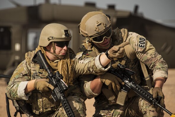 Luke’s explosive ordnance disposal unit continues sharpening the skills required to deploy down range in hostile environments. Check out how the team trained in a recent fly-away training mission held at the Florence Military Reservation!