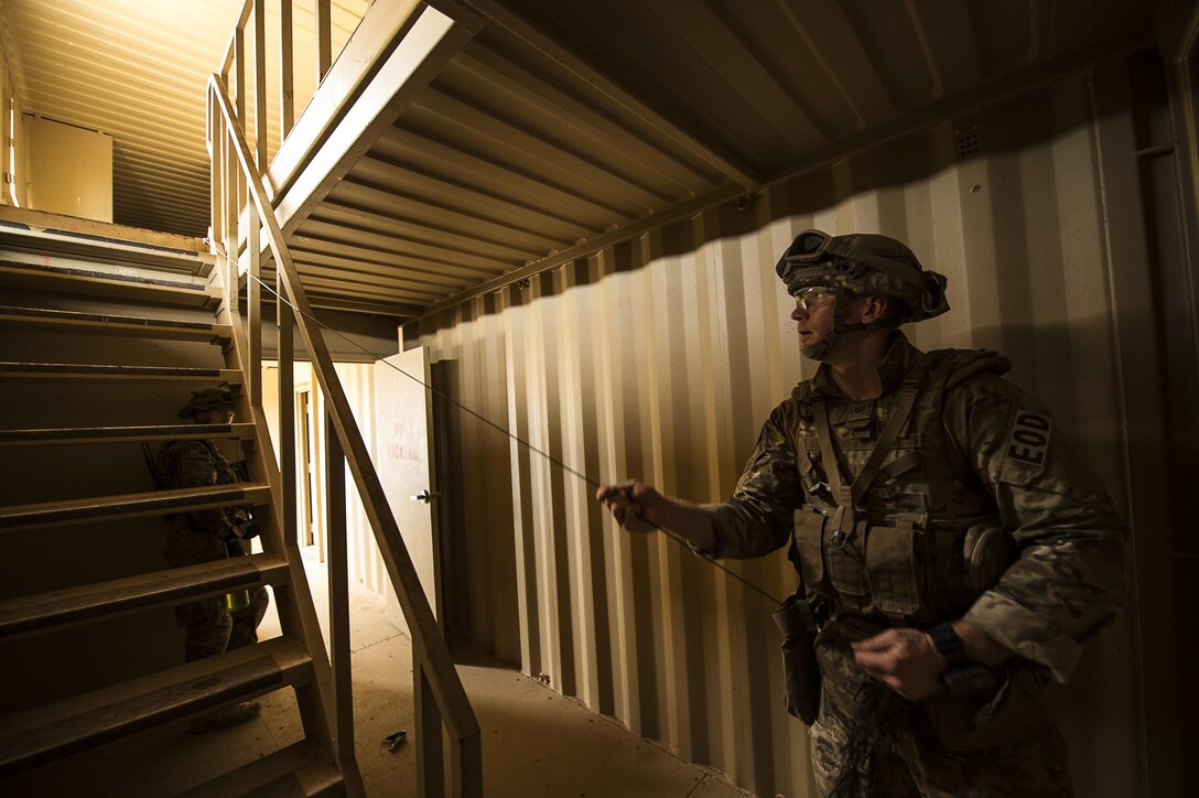 Luke’s explosive ordnance disposal unit continues sharpening the skills required to deploy down range in hostile environments. Check out how the team trained in a recent fly-away training mission held at the Florence Military Reservation!