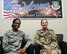Maj. Kira Cooper, Air Force Reserve Command chief of force development, and Lt. Lea Bauer, personnel reserve officer with the German Air Force Headquarters, pose for a photo at the force development office at Robins Air Force Base, Ga., June 14, 2017. Bauer is part of the Military Reserve Exchange Program which provides training opportunities that broadens professional development and increase knowledge of other reserve forces. (U.S. Air Force photo by Staff Sgt. Ciara Gosier)