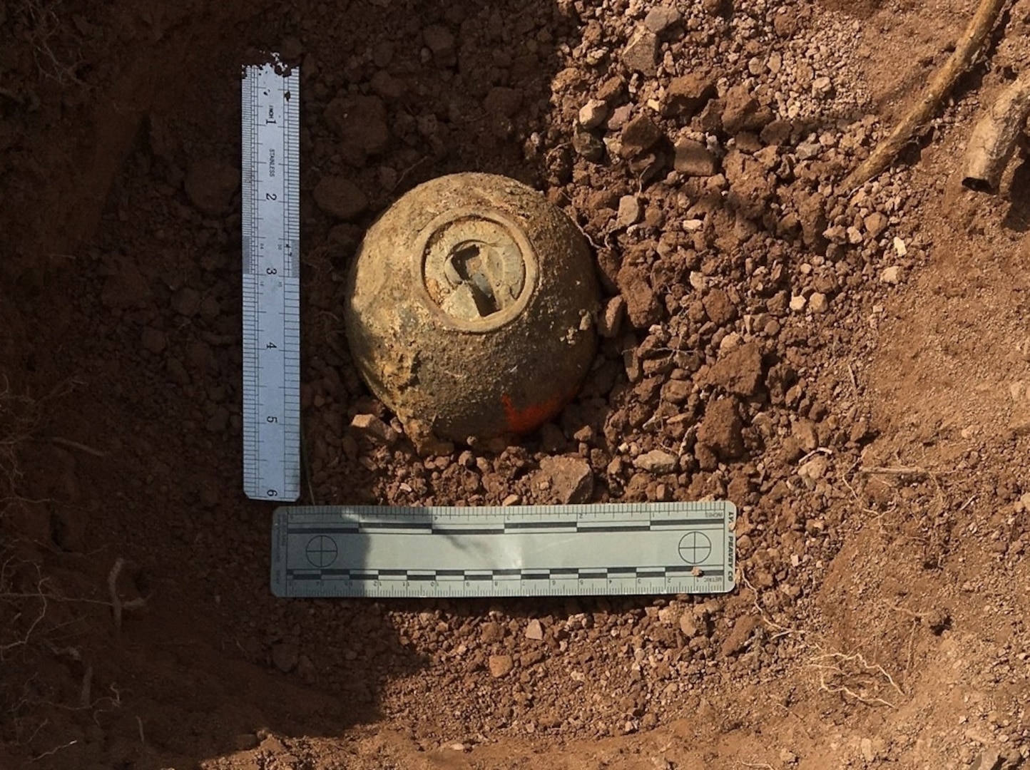 Old cannonballs destroyed at Ft. Indiantown Gap, PA