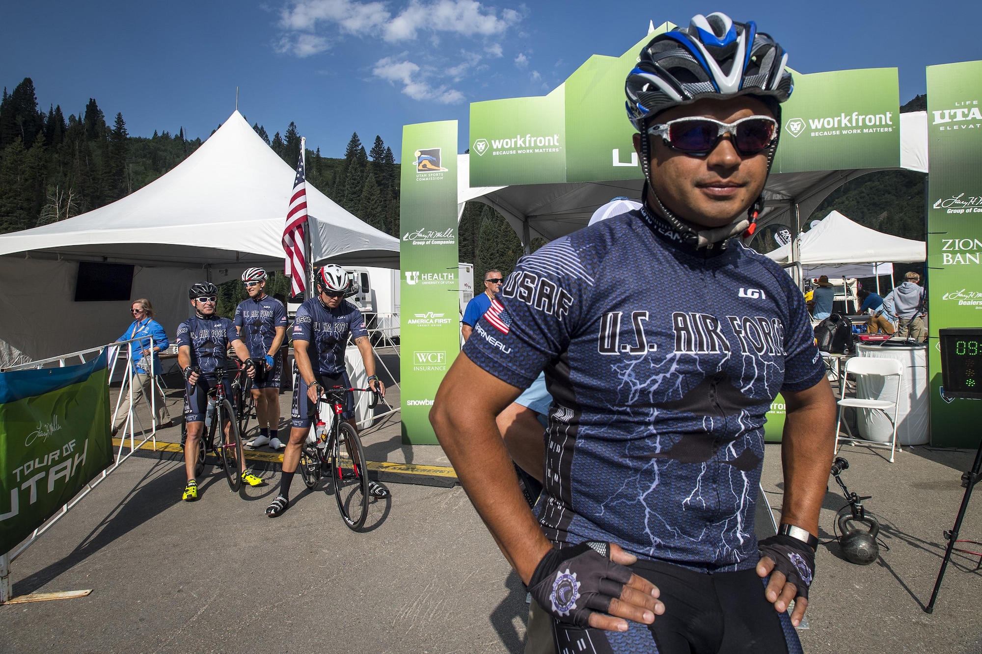 Team Hill Airmen race against pros