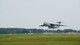 A C-5M Super Galaxy takes off from Runway 01-19 Aug. 2, 2017, at Dover Air Force Base, Del. This is the first Team Dover C-5M to take off after a two-and-a-half-week Air Mobility Command commander-directed stand-down. (U.S. Air Force photo by Senior Airman Zachary Cacicia)