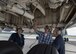 Senior Master Sgt. Ralph Ritter, 512th Maintenance Squadron maintenance support flight; Keith Frye, 436th MXS repair and reclamation foreman; and Michael Kealty, 436th MXS work lead 10 crew lead, inspect a C-5M Super Galaxy’s nose landing gear during a maintenance operations check July 28, 2017, at Dover Air Force Base, Del. During the stand-down, Team Dover maintainers conducted extensive C-5M nose landing gear inspections to ensure that the gears properly extend and retract. (U.S. Air Force photo by Senior Airman Zachary Cacicia)