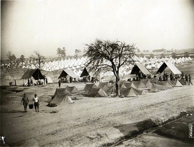 Camp Wadsworth in South Carolina, 1917