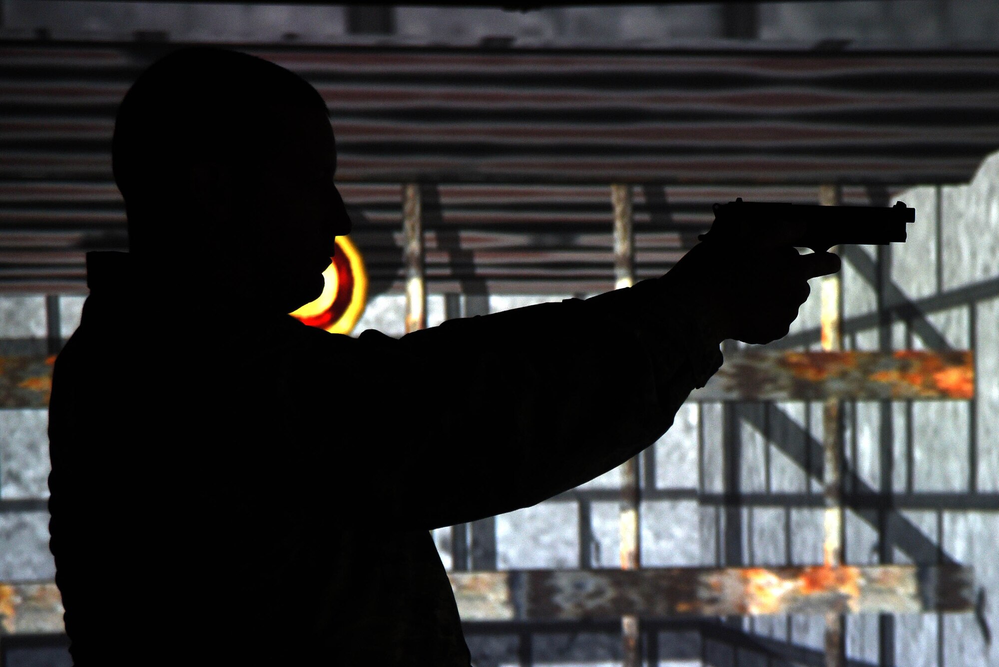 Airmen training on Milo Range.