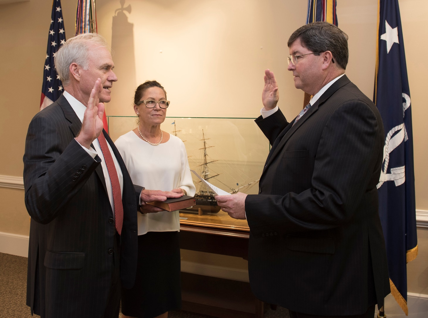 Spencer is Sworn in as the 76th Secretary of the Navy
