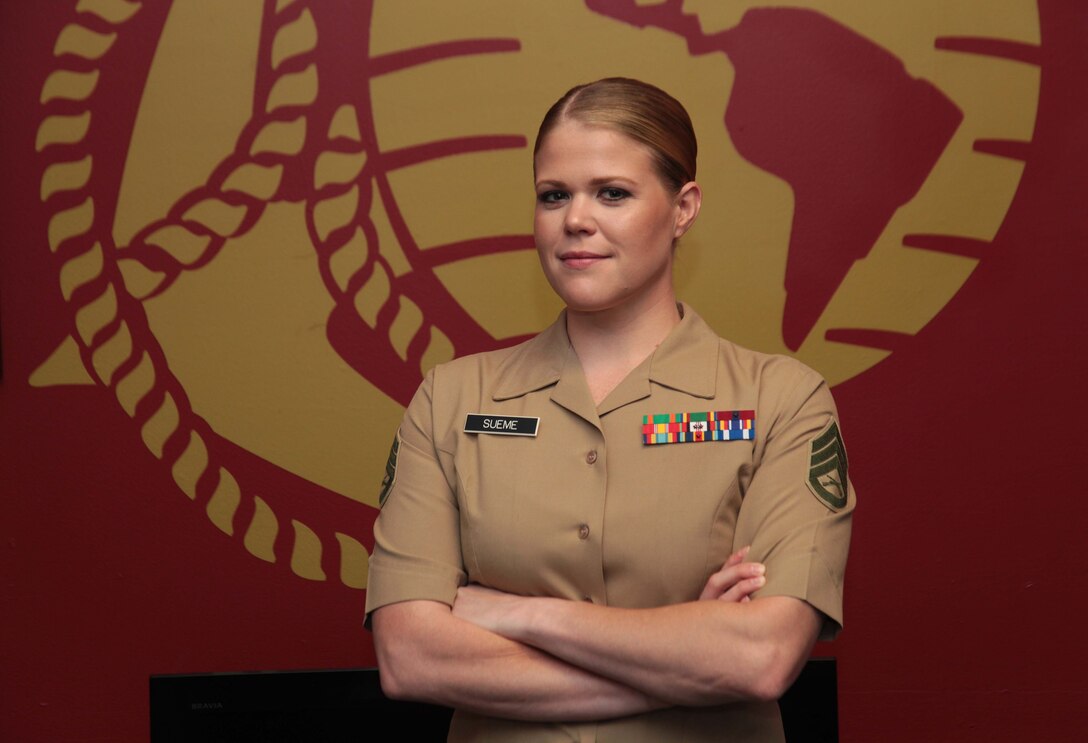 Staff Sgt. Alaine Sueme, a recruiter working out of Marine Corps Recruiting Substation Saratoga Springs, quickly responded to a car accident in Saratoga Springs, New York, August 3, 2017. Sueme was performing daily duties as a canvassing recruiter when she witnessed a car crash head-on into another car. Without hesitation, she rushed to assist and give aid to the victims of the crash.