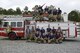 Firefighters from the 23d Civil Engineer Squadron pose for a photo after rapid intervention fire training, Aug. 3, 2017, at Moody Air Force Base, Ga. Rapid intervention refers to the rescue of downed firefighters when they find themselves in trouble. During the course, Moody firefighters, as well as a Lowndes County firefighter, learned how to perform self-rescue, team rescue, and basic skills such as CPR and various carries in order to transport victims. (U.S. Air Force photo by Airman 1st Class Lauren M. Sprunk)