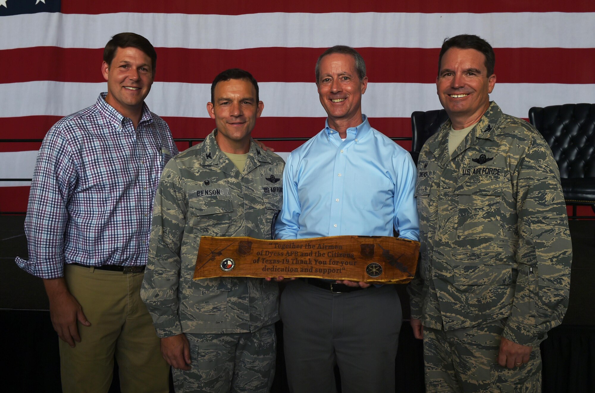 Texas Congressmen visit Dyess Air Force Base