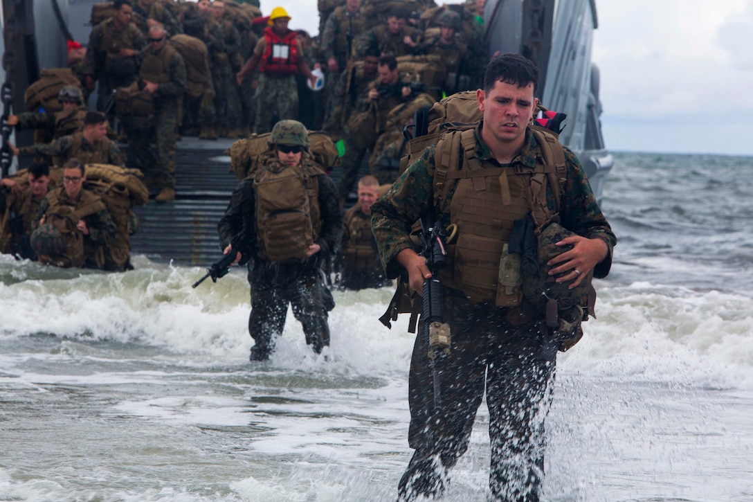 PMINT allows the Navy-Marine Corps team to improve interoperability and exercise the unique capabilities of the Amphibious Task Force.
