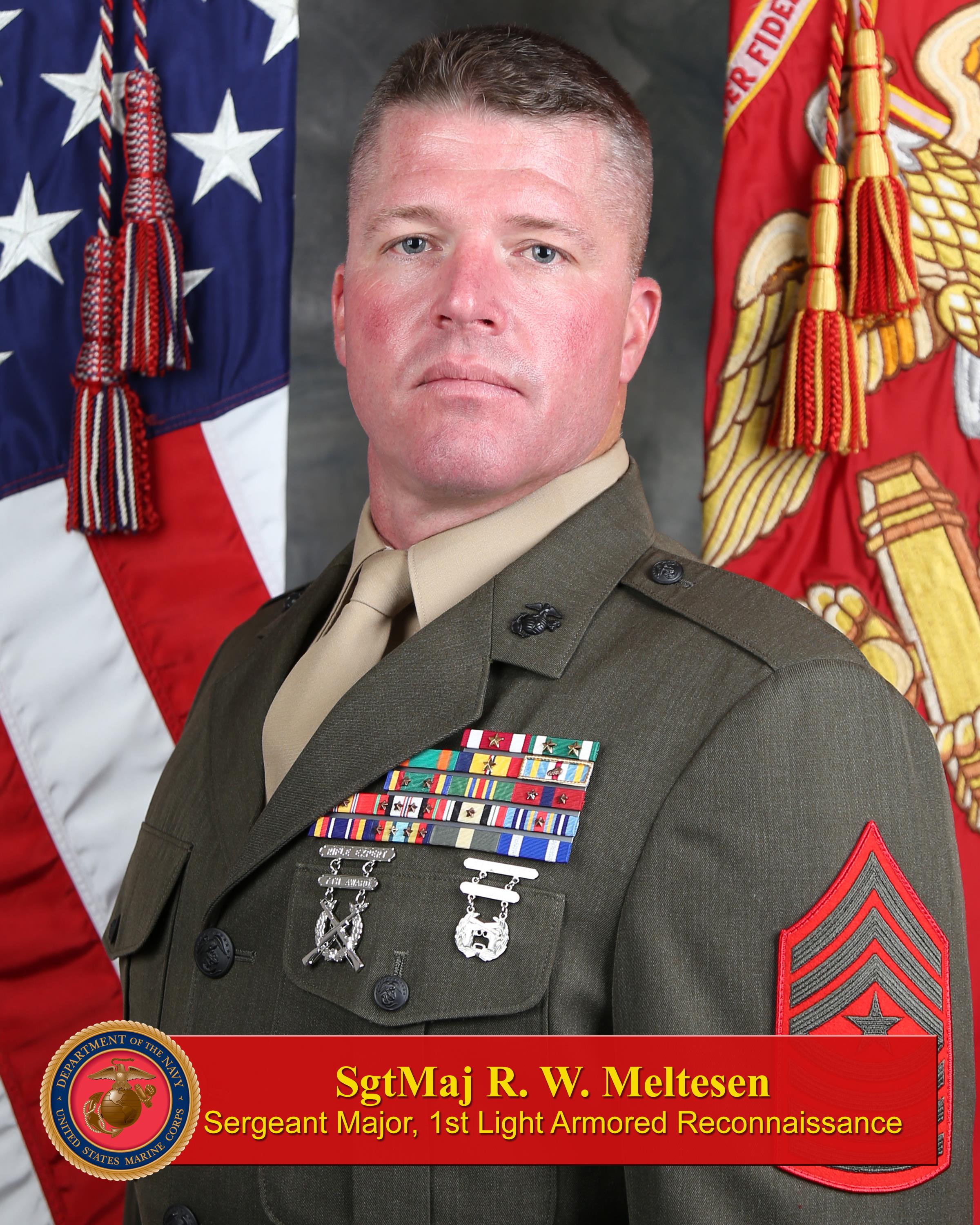 SgtMaj R. W. Meltesen > 1st Marine Division > Leaders