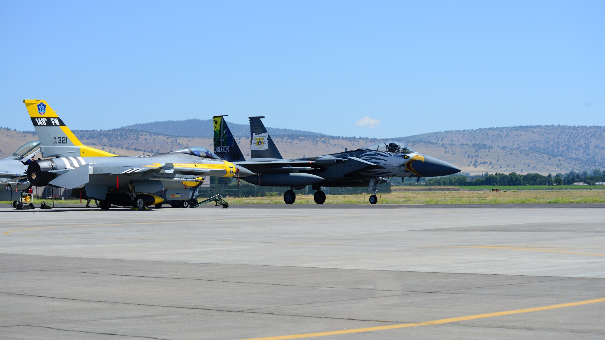 F-15 and F-16