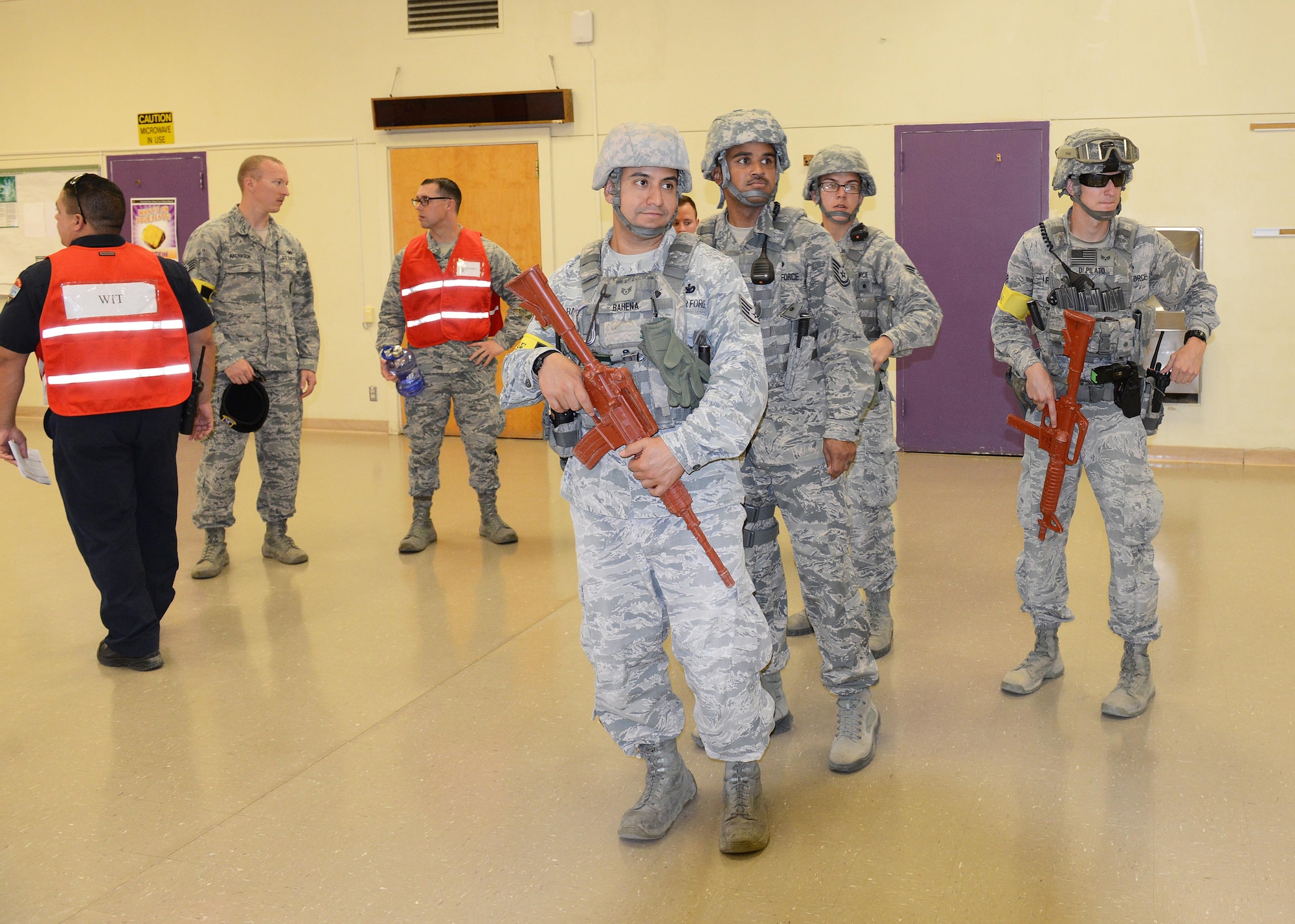 Edwards AFB holds active shooter exercise