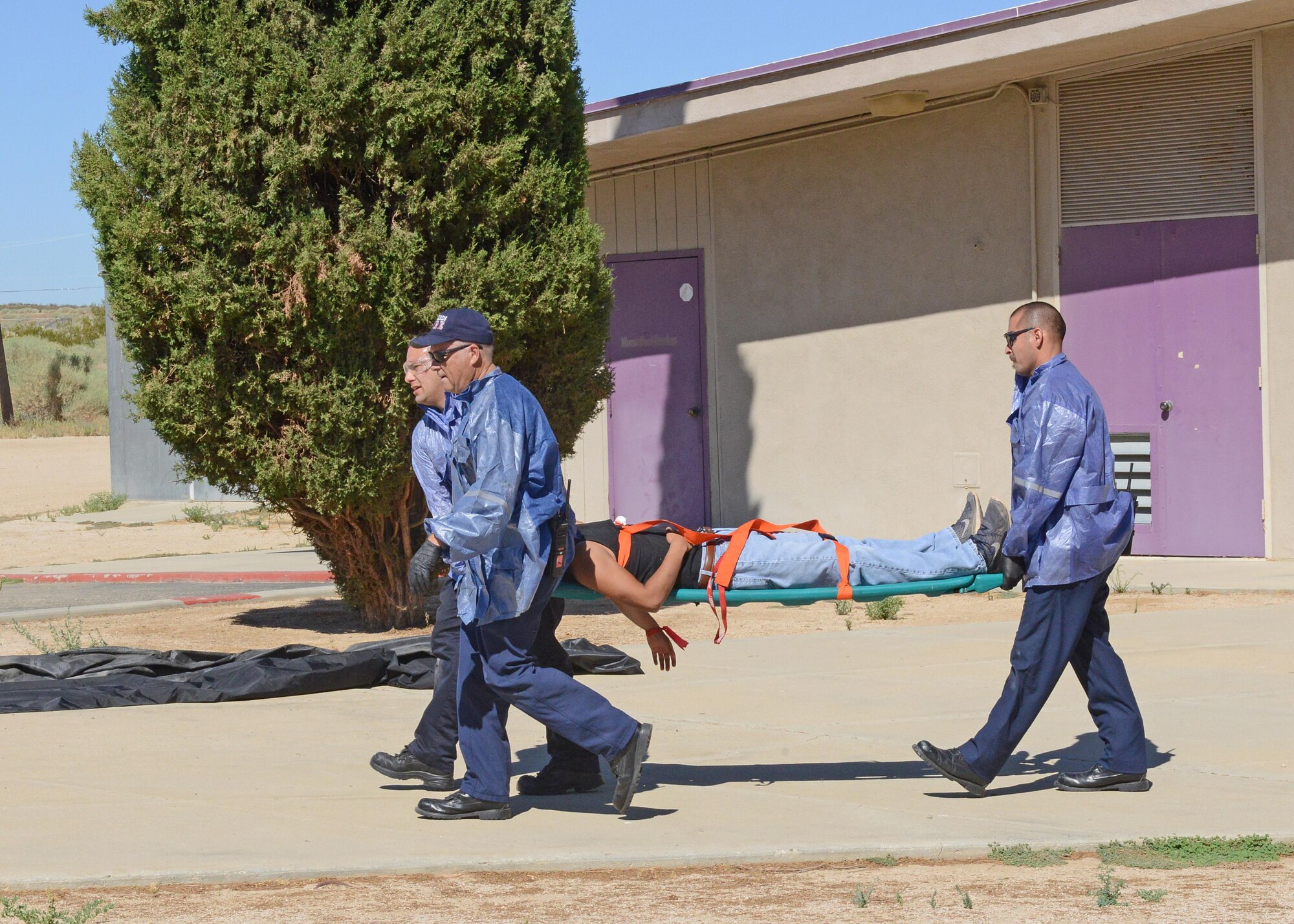 Edwards AFB holds active shooter exercise