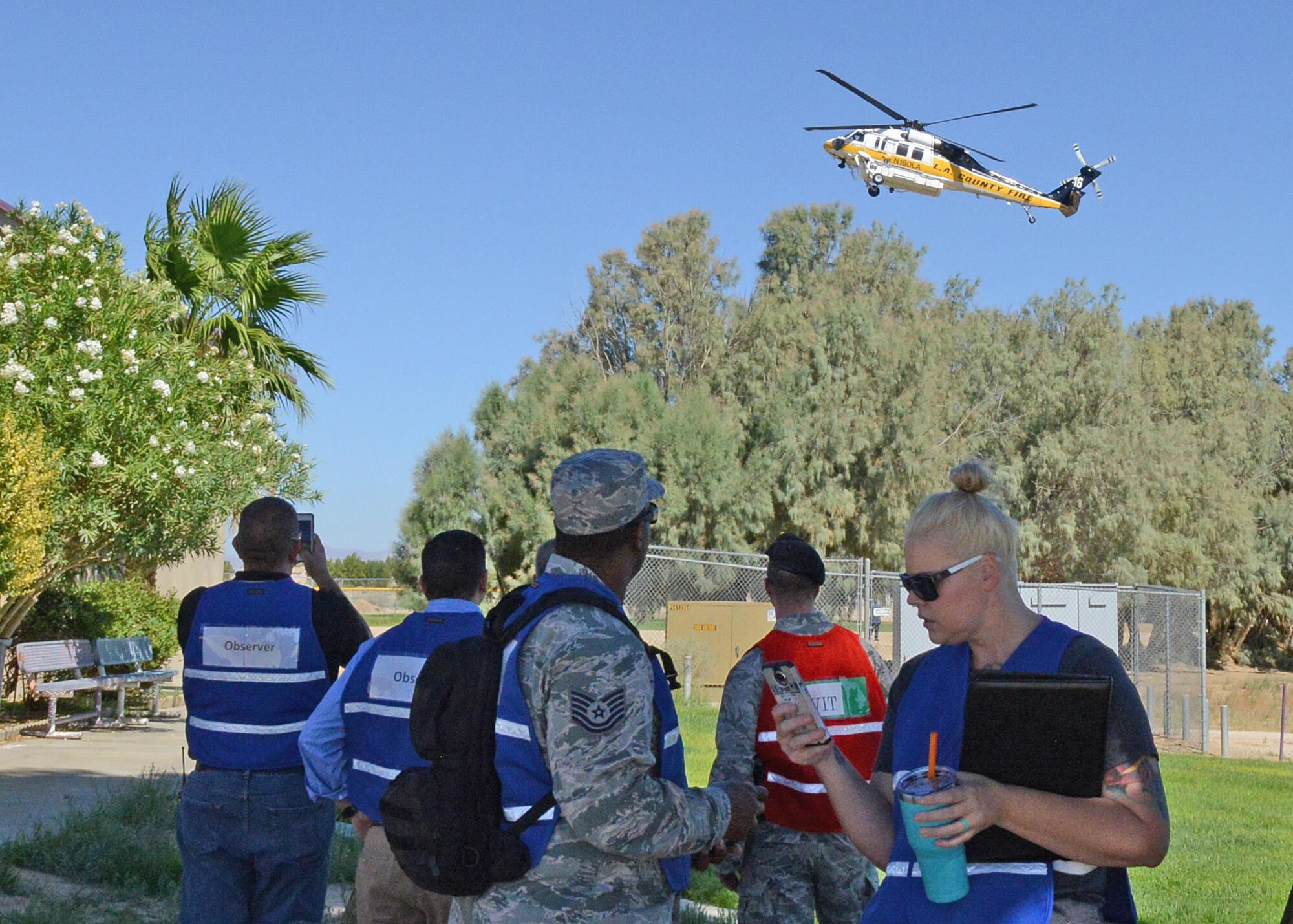 Edwards AFB holds active shooter exercise