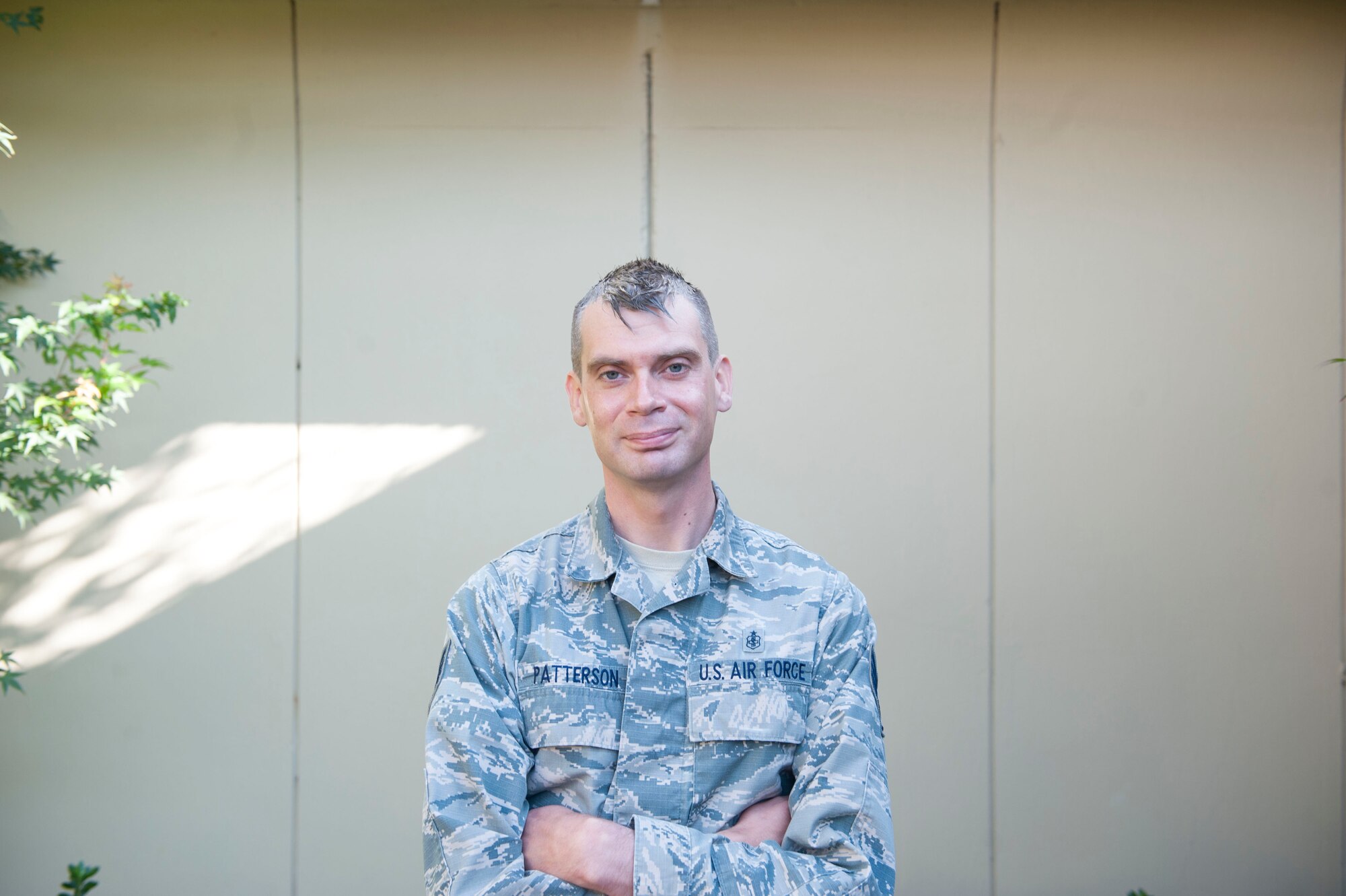 Staff Sgt. John Patterson, 9th Aerospace Medicine Squadron flight and operational medical technician, poses for a photo.