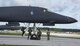 U.S Air Force B-1B Lancer pilots and aircrew, assigned to the 37th Expeditionary Bomb Squadron, deployed from Ellsworth Air Force Base, South Dakota, prepares to take off from Andersen Air Force Base, Guam, for a 10-hour mission, flying in the vicinity of Kyushu, Japan, the East China Sea, and the Korean peninsula, Aug. 8, 2017. During the mission, the B-1s were joined by Japan Air Self-Defense Force F-15s as well as Republic of Korea Air Force F-15s, performing two sequential bilateral missions. These flights with Japan and the Republic of Korea (ROK) demonstrate solidarity between Japan, ROK and the U.S. to defend against provocative and destabilizing actions in the Pacific theater. (U.S. Air Force photo/Tech. Sgt. Richard P. Ebensberger)